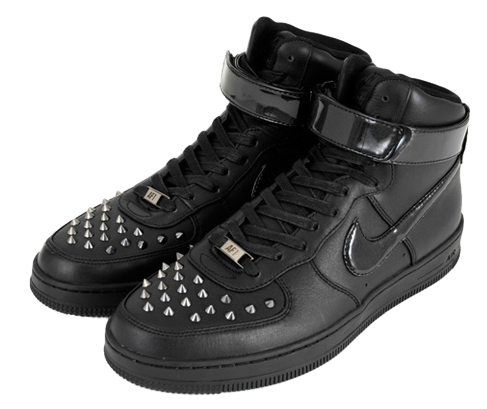 Nike Air Force 1 Downtown Hi Spike - Black / Black 599836001
