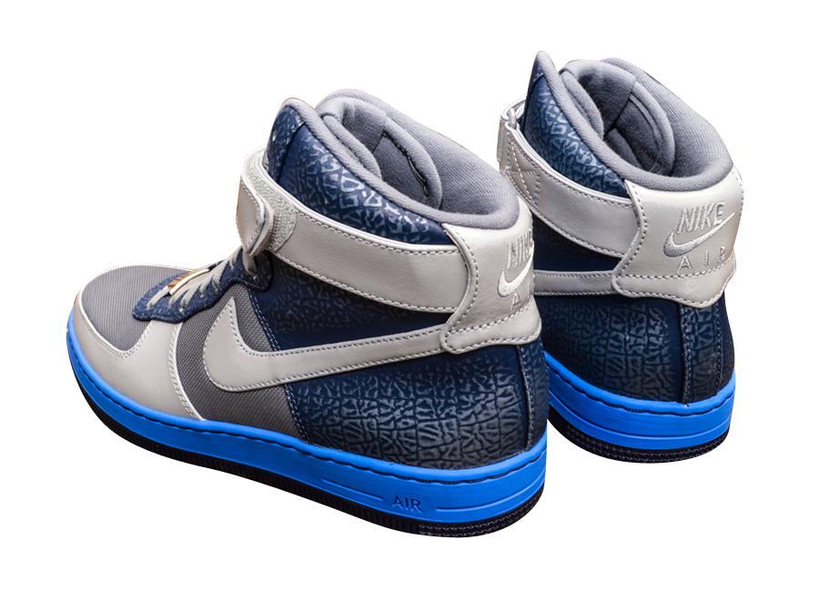 Nike Air Force 1 Downtown High – Cool Grey / Cool Grey - Midnight Navy - Distance Blue 574887001