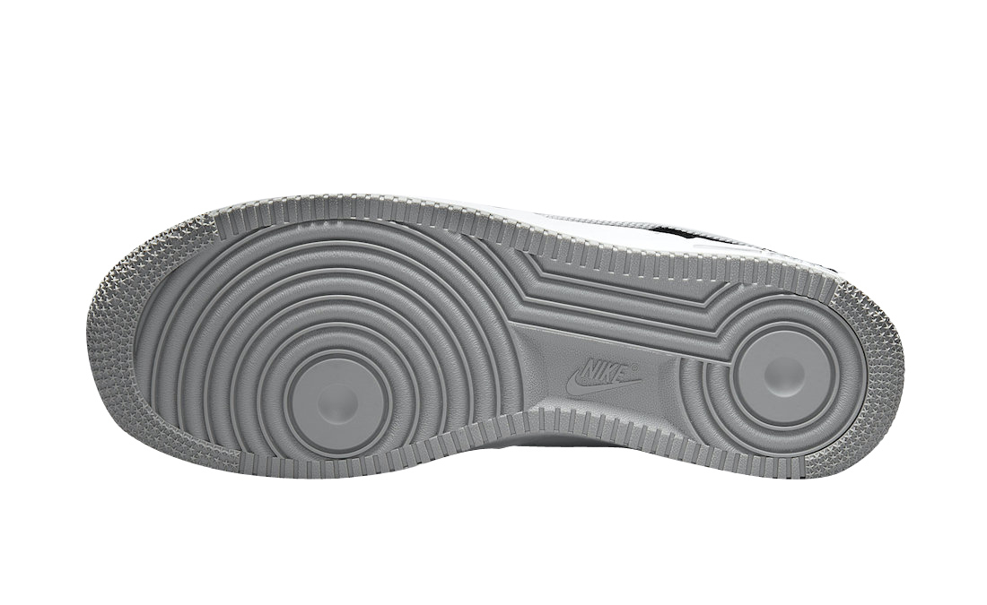 Nike Air Force 1 '07 LV8 EMB Black Silver CT2301-001 Men's Shoes Sneakers  8.5