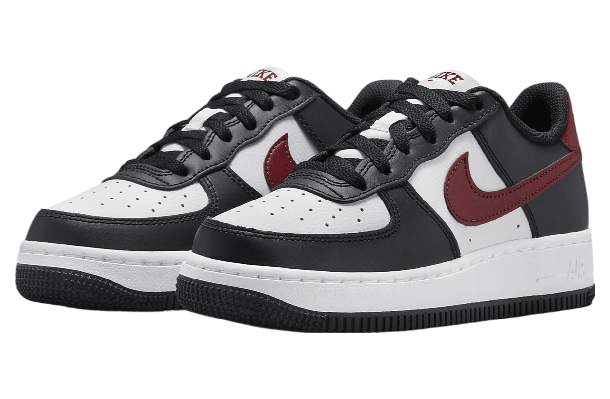 Nike Air Force 1 GS Black / Dark Team Red