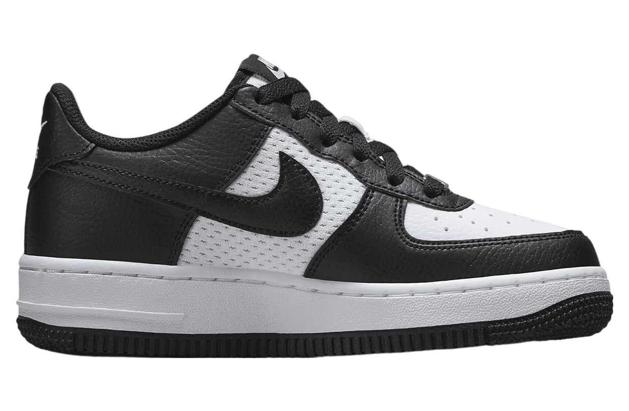 Nike Air Force 1 GS Black / White Mesh