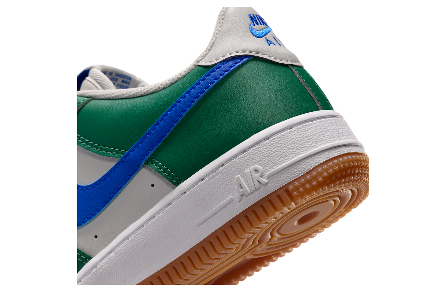 Nike Air Force 1 GS Grey Fog / Evergreen Aura