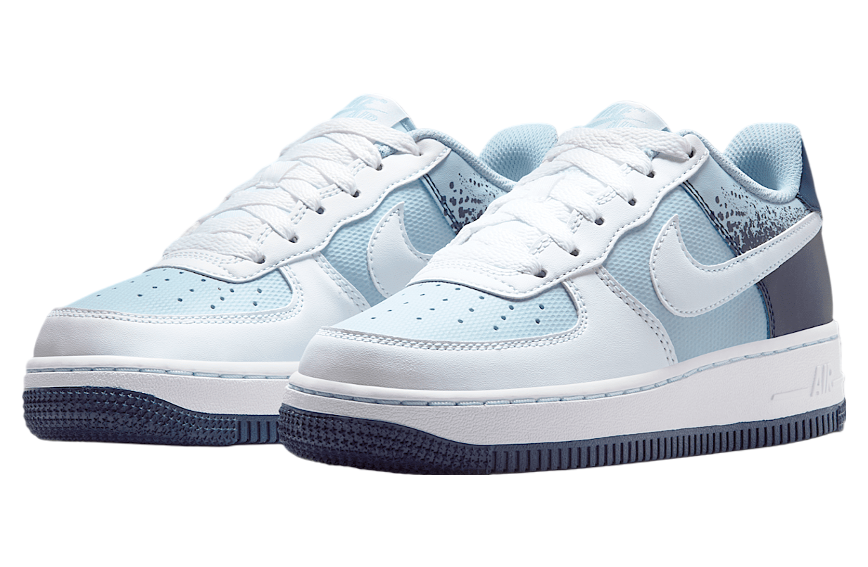 Nike Air Force 1 Gs Light Armory Blue / Midnight Navy