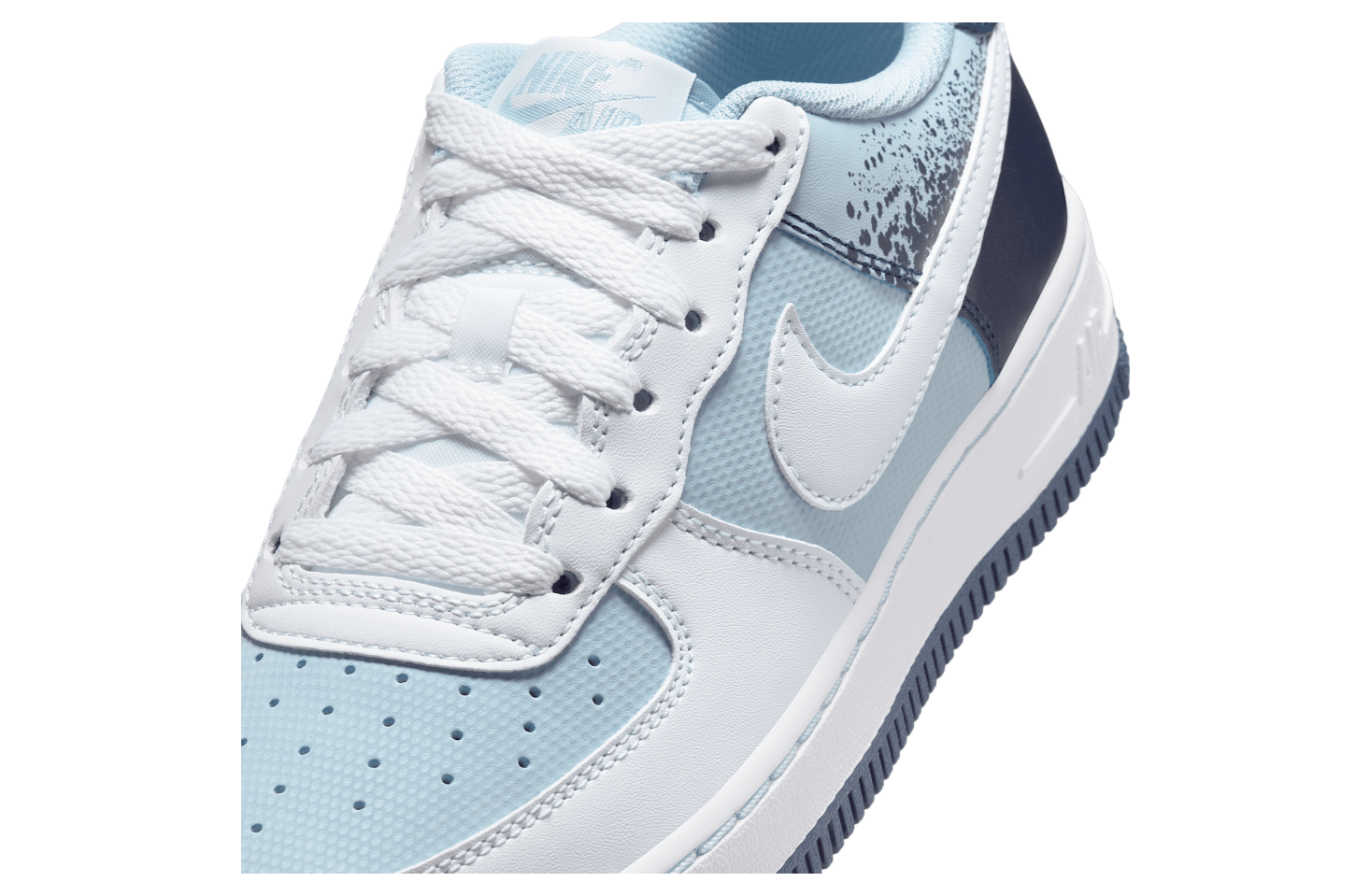 Nike Air Force 1 Gs Light Armory Blue / Midnight Navy