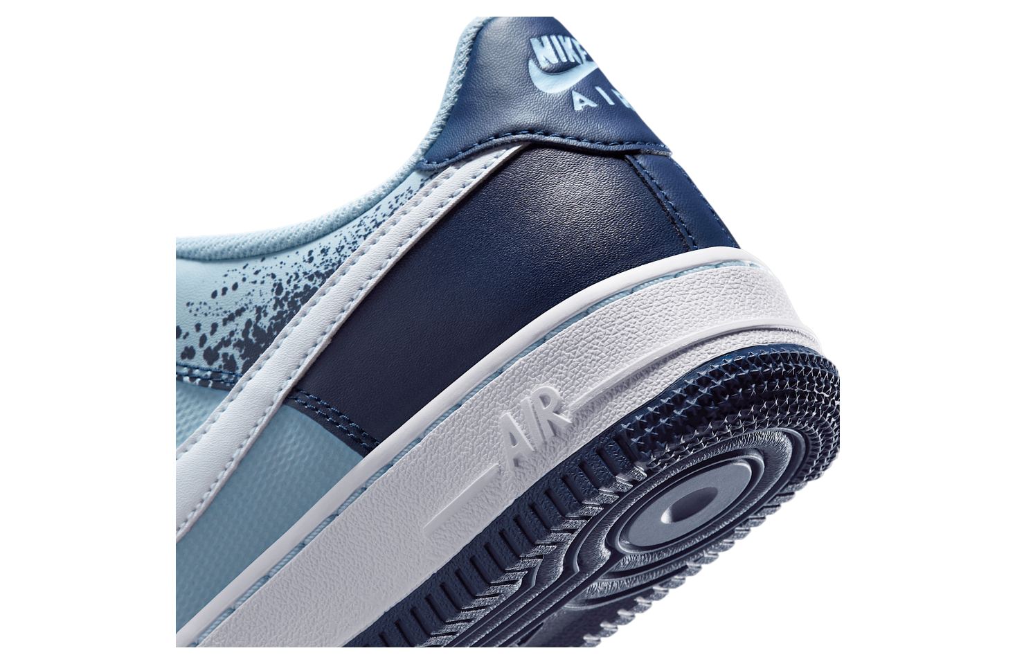 Nike Air Force 1 Gs Light Armory Blue / Midnight Navy