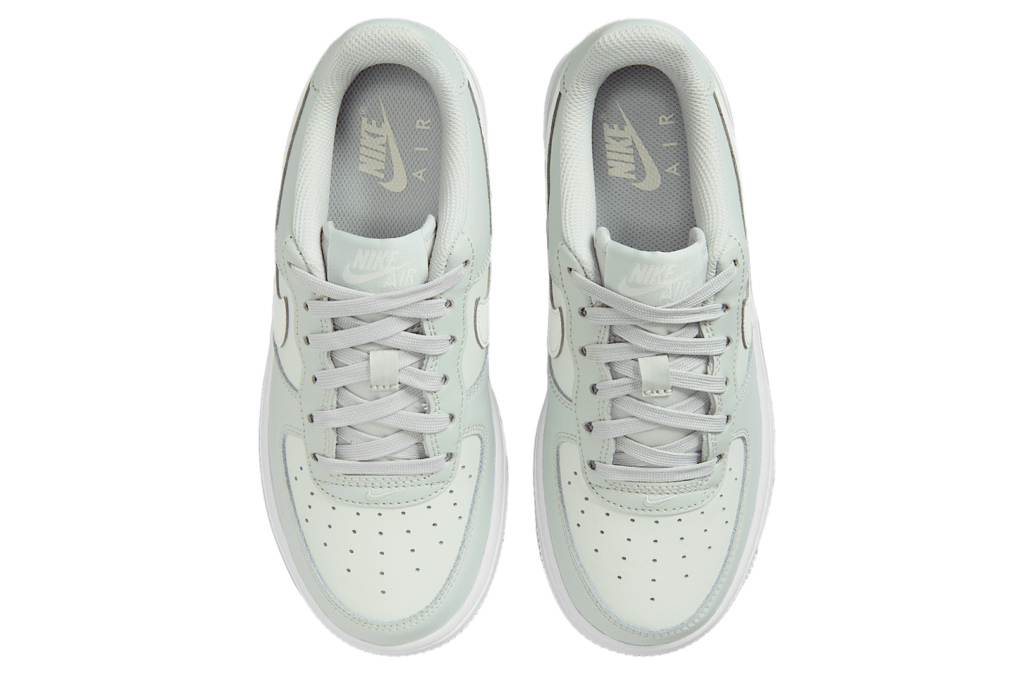 Nike Air Force 1 Gs Light Silver / Spruce Aura