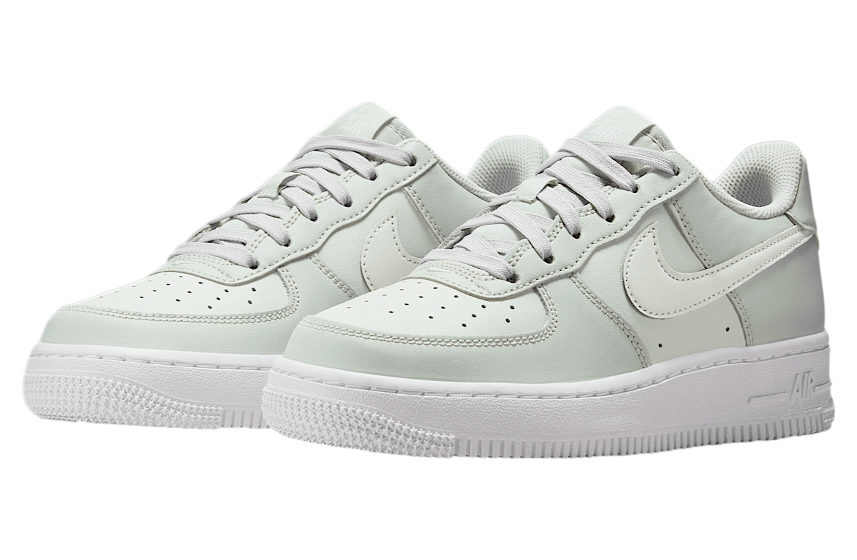 Nike Air Force 1 Gs Light Silver / Spruce Aura