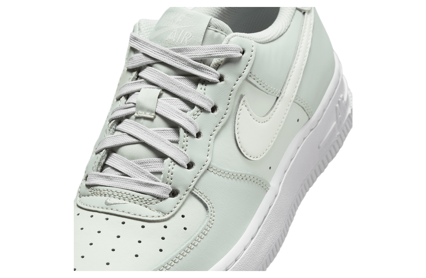 Nike Air Force 1 Gs Light Silver / Spruce Aura