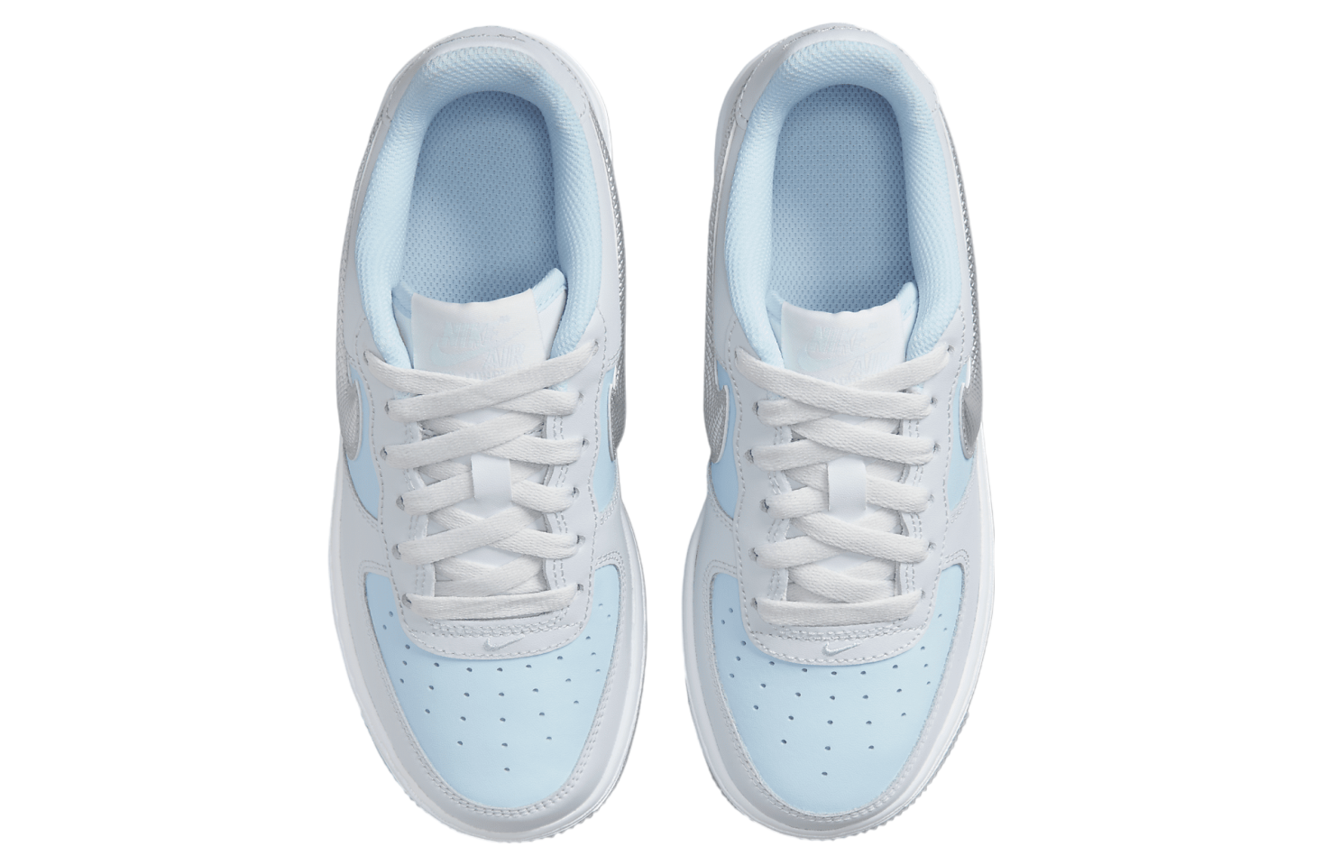 Nike Air Force 1 GS Pure Platinum / Glacier Blue