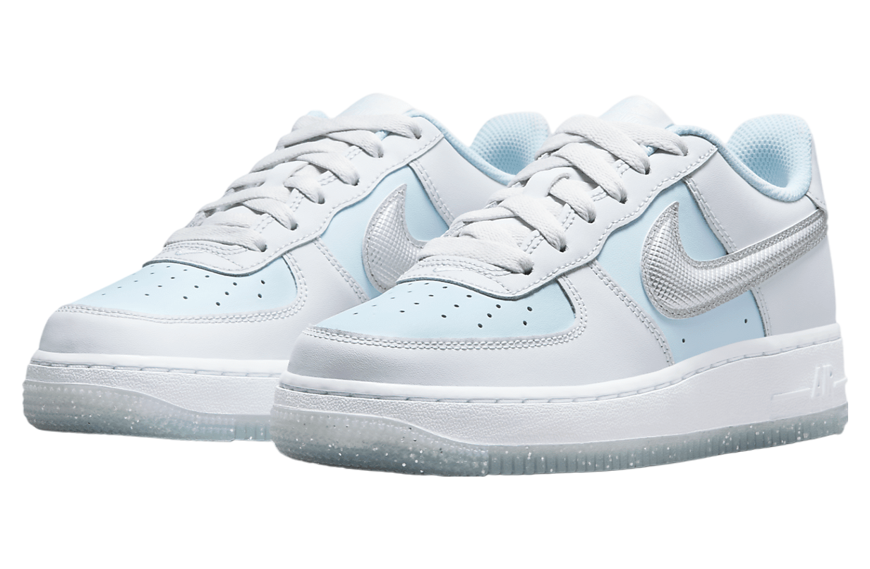 Nike Air Force 1 GS Pure Platinum / Glacier Blue