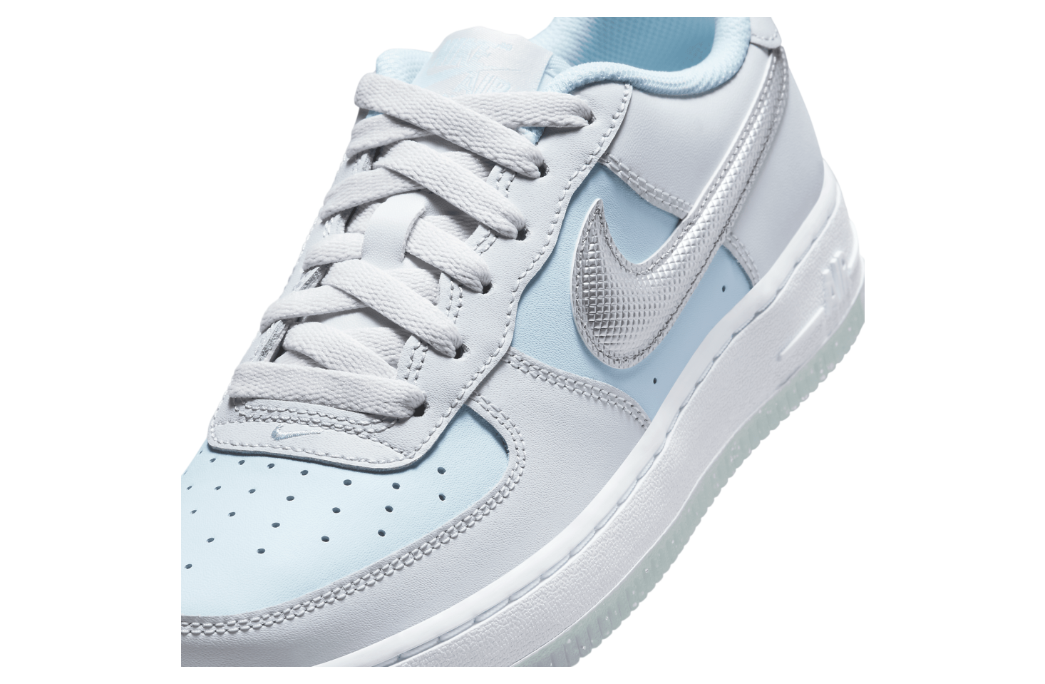 Nike Air Force 1 GS Pure Platinum / Glacier Blue