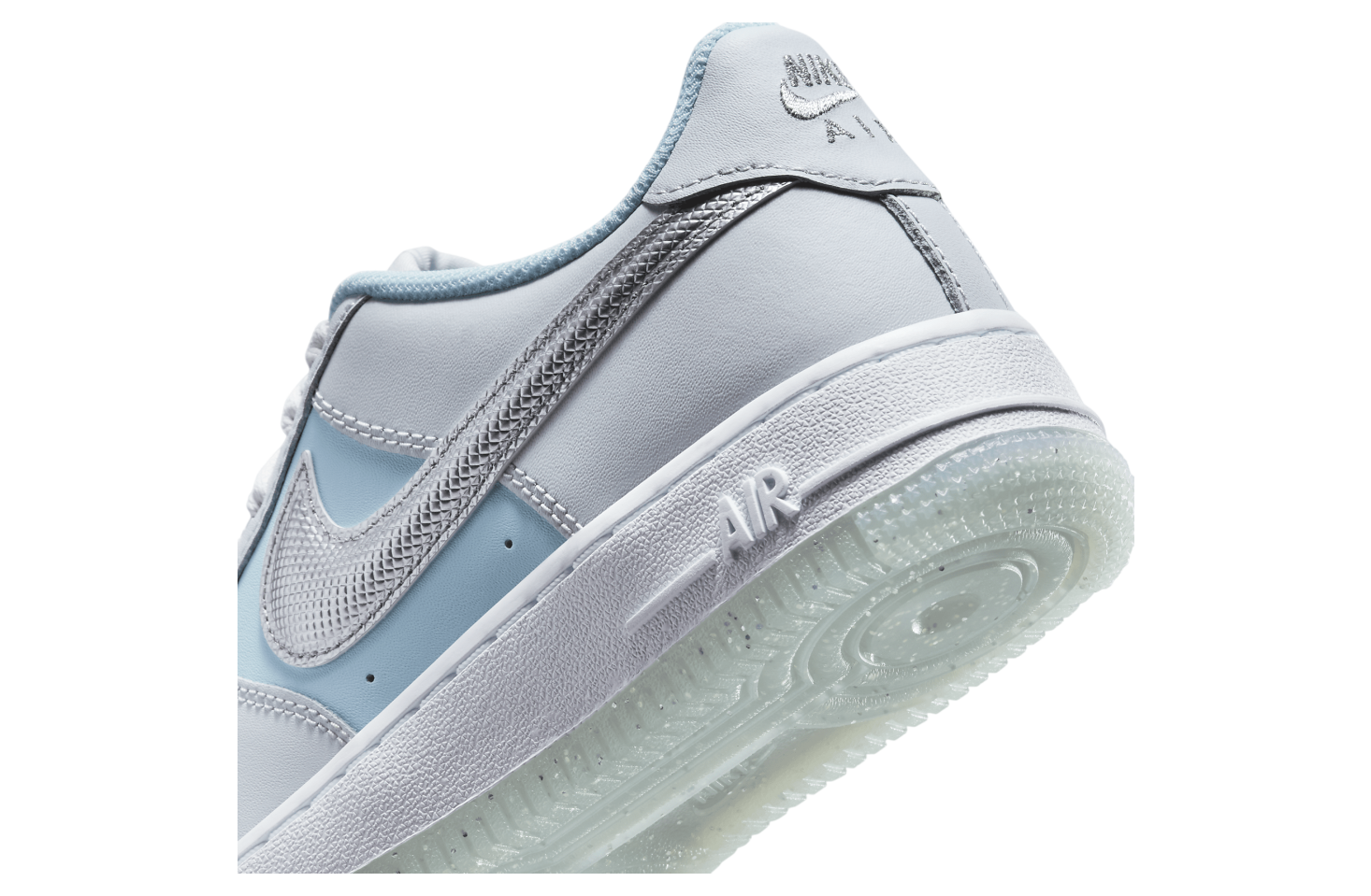 Nike Air Force 1 GS Pure Platinum / Glacier Blue