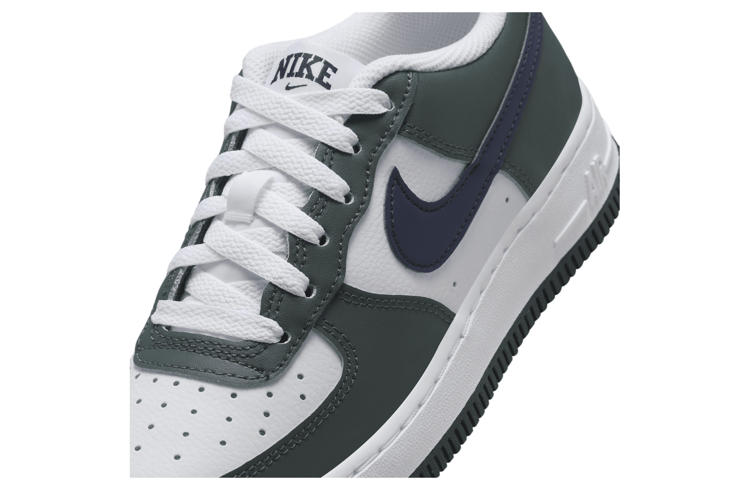 Nike Air Force 1 Gs Vintage Green / Obsidian