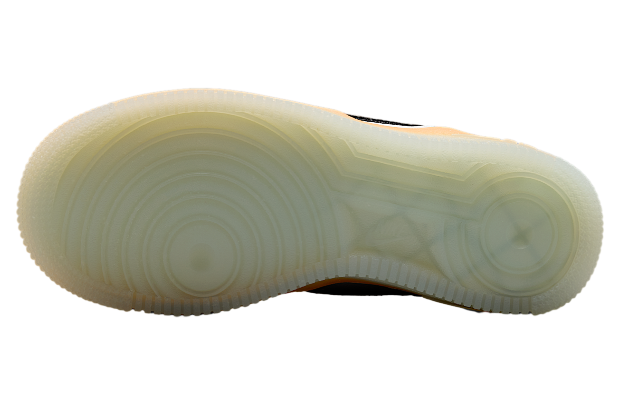 Nike Air Force 1 GS White / Black / Orange Peel