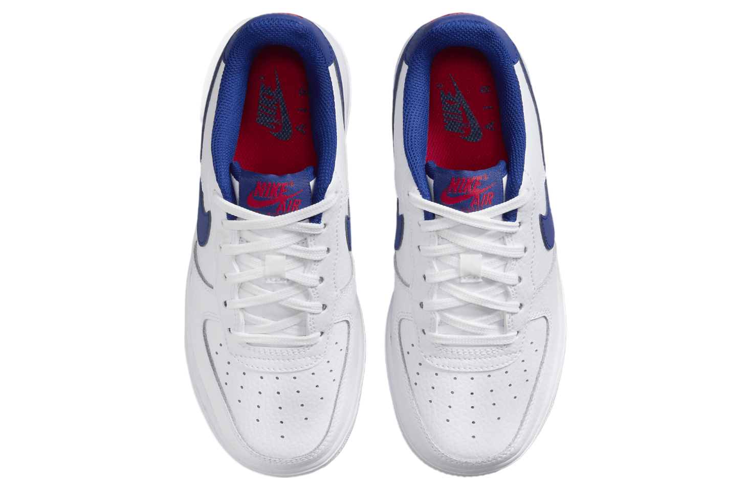 Nike Air Force 1 GS White / Deep Royal Blue