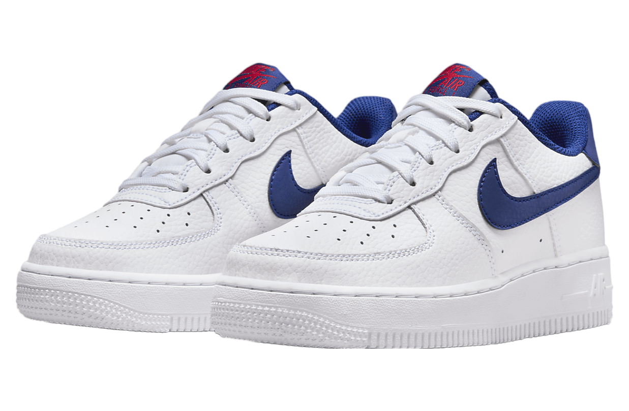 Nike Air Force 1 GS White / Deep Royal Blue