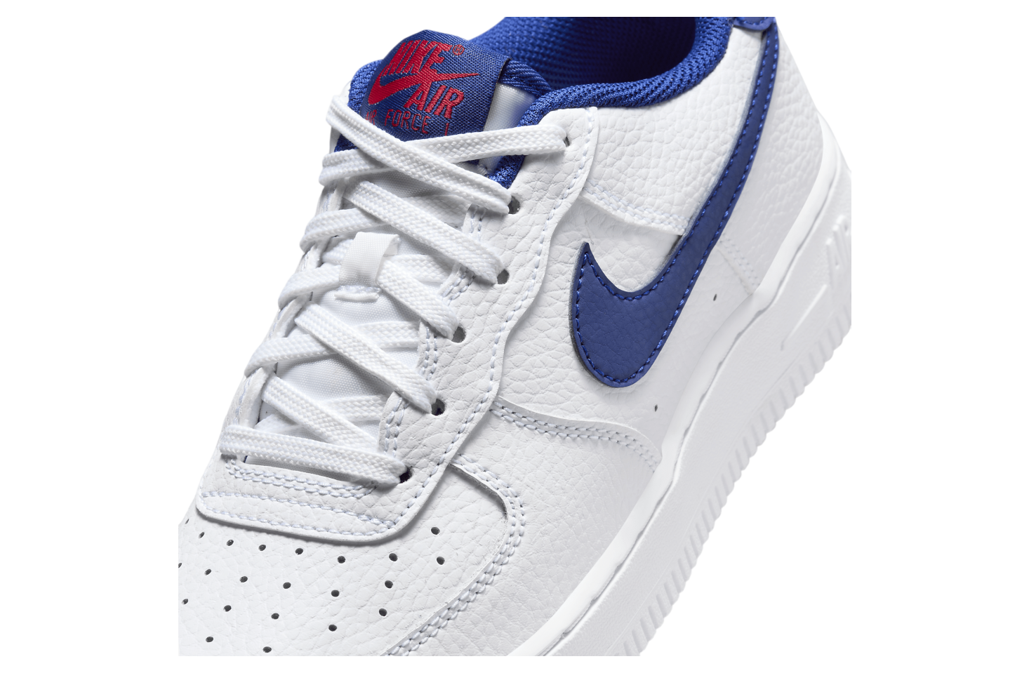 Nike Air Force 1 GS White / Deep Royal Blue