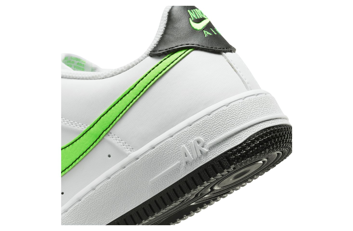 Nike Air Force 1 Gs White / Green Strike