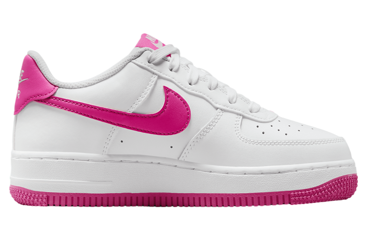 Nike Air Force 1 GS White / Laser Fuchsia