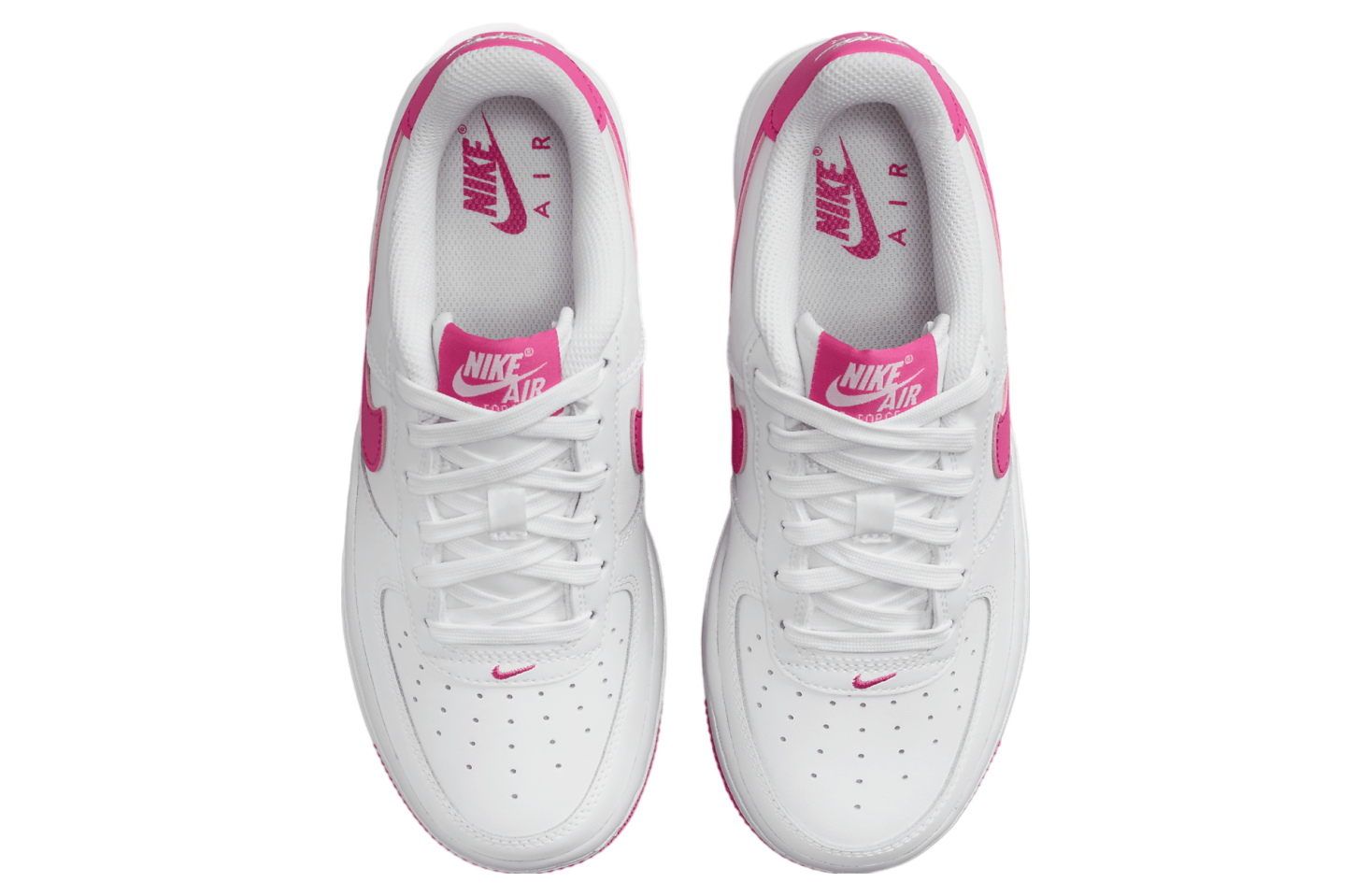 Nike Air Force 1 GS White / Laser Fuchsia