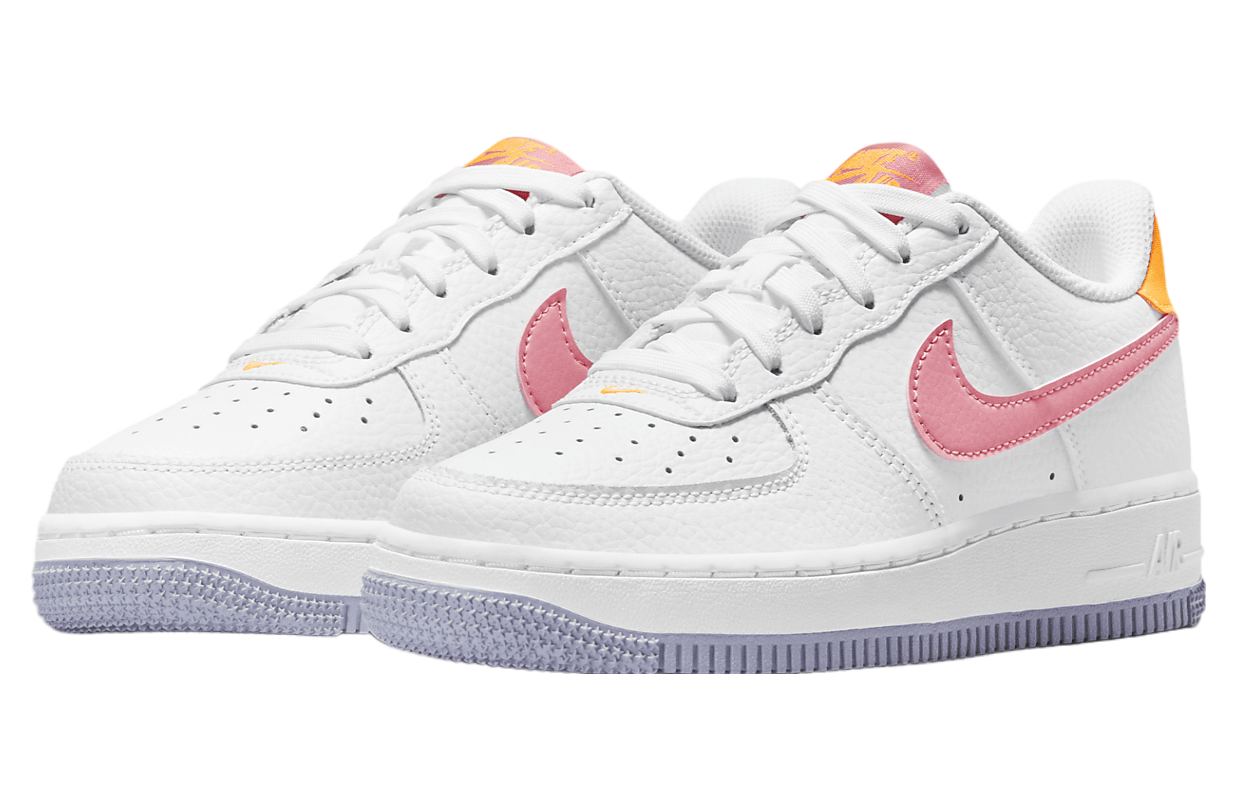 Nike Air Force 1 GS White / Laser Orange