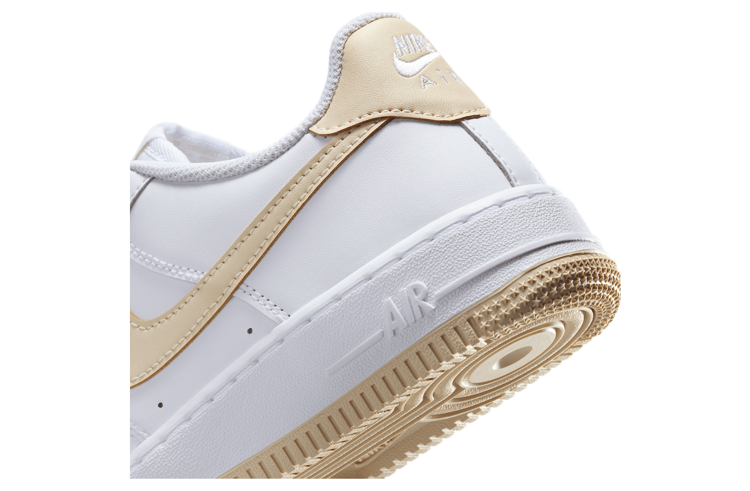 Nike Air Force 1 GS White / Light Khaki