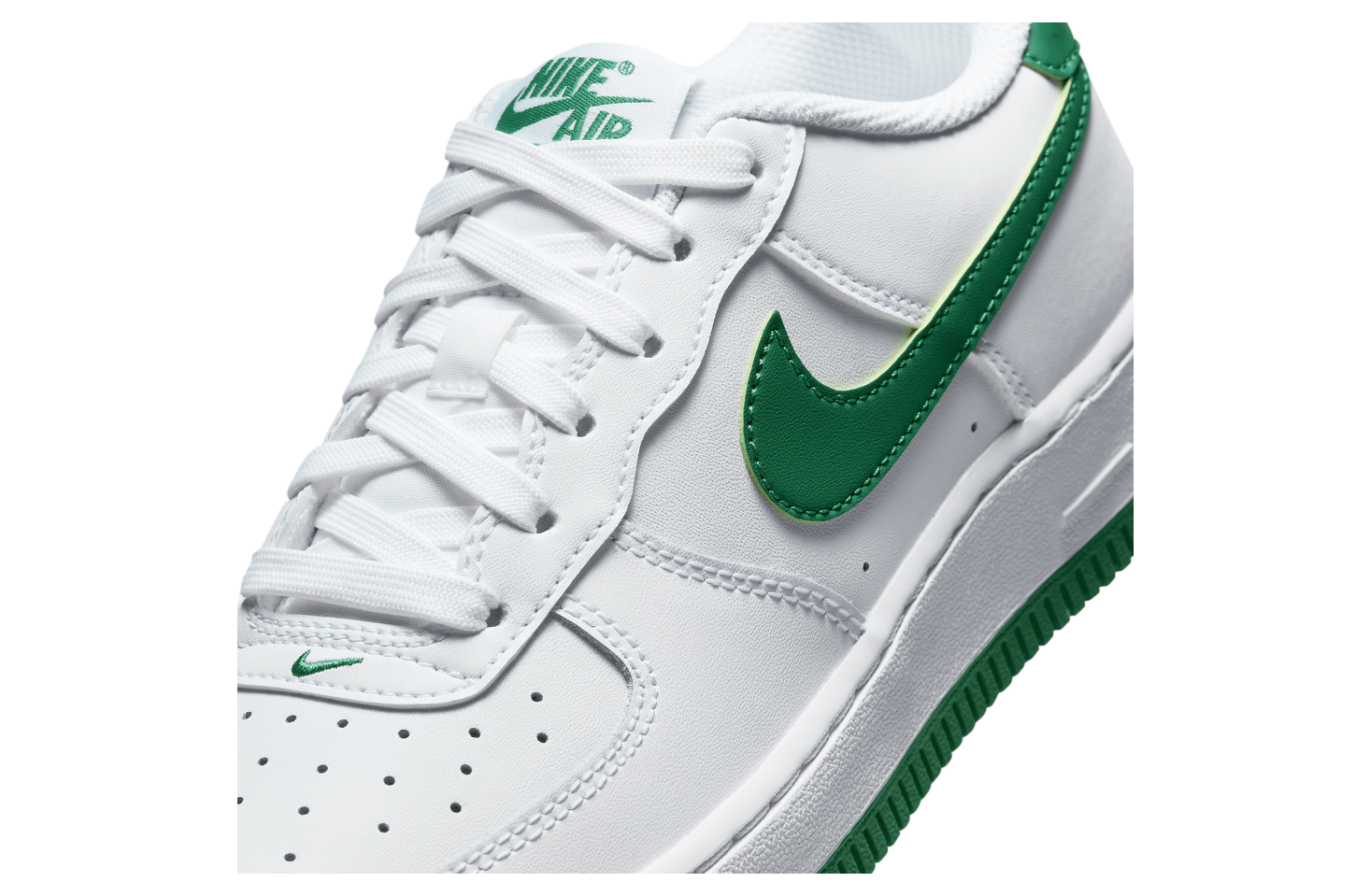 Nike Air Force 1 GS White / Malachite