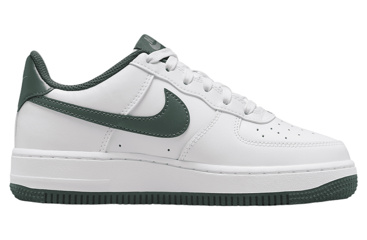 Nike Air Force 1 GS White / Oil Green