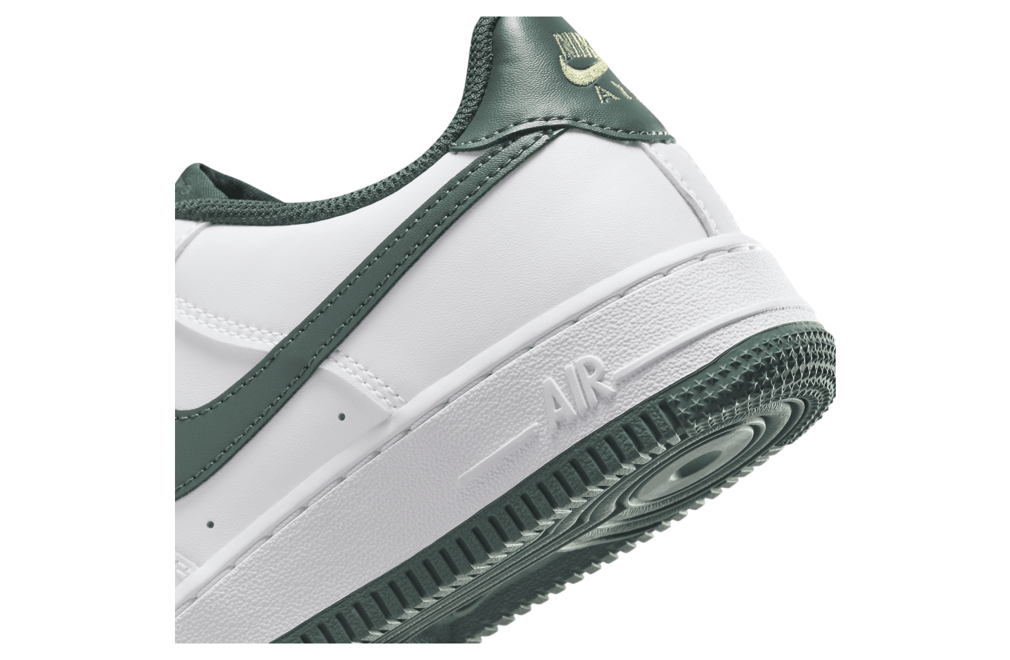 Nike Air Force 1 GS White / Oil Green