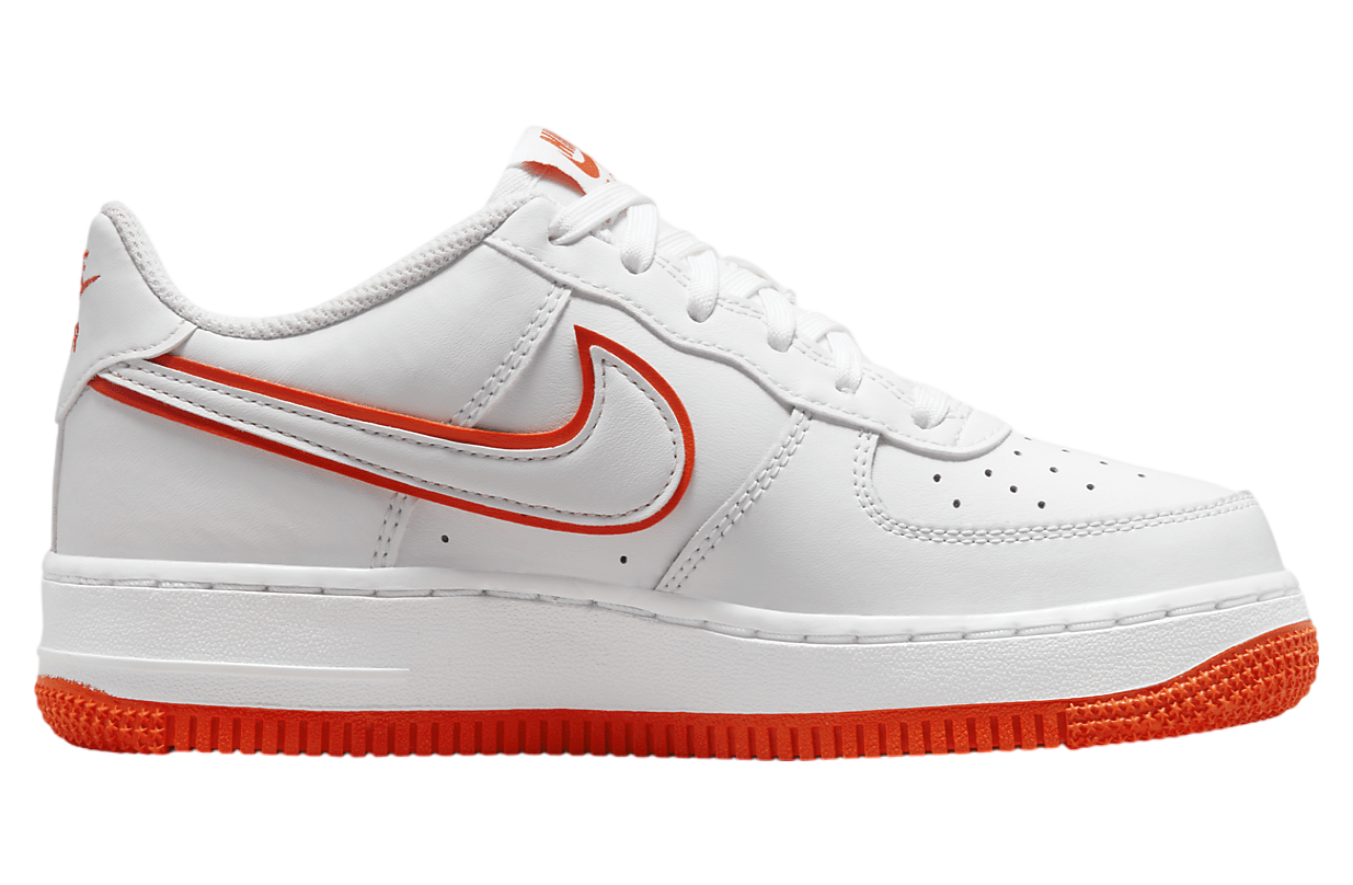 Nike Air Force 1 GS White / Picante Red