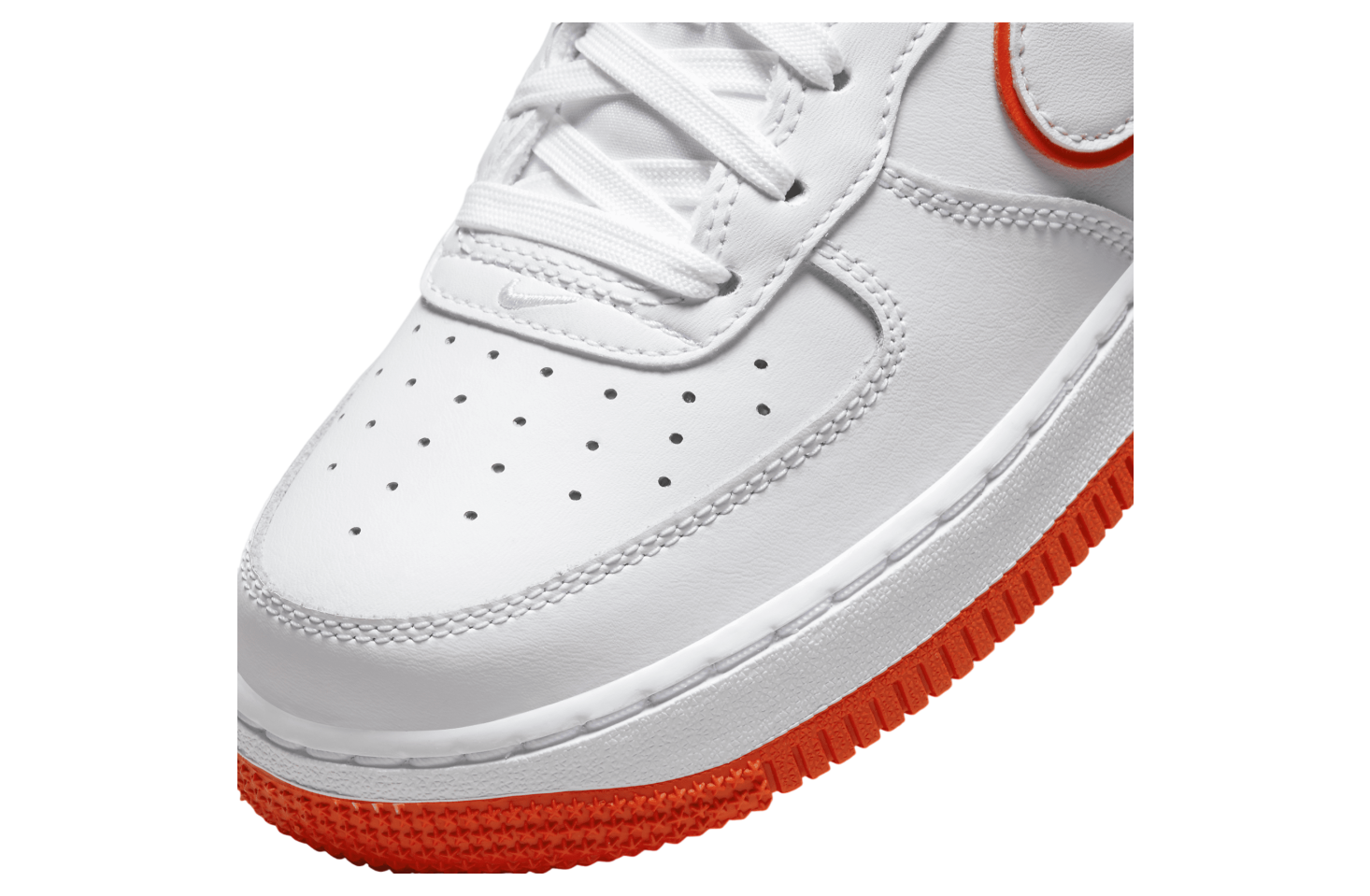 Nike Air Force 1 GS White / Picante Red