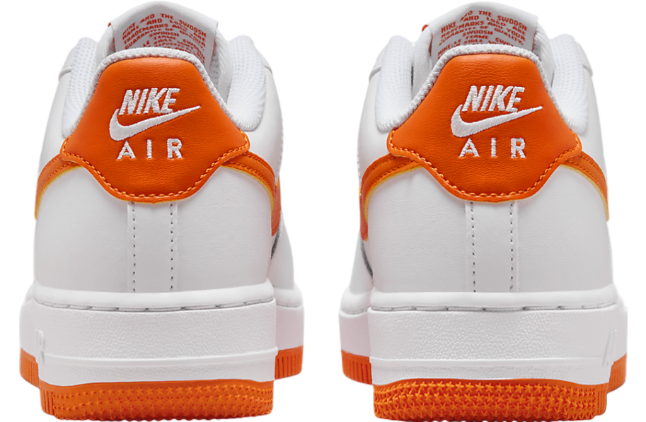 Nike Air Force 1 Gs White / Safety Orange