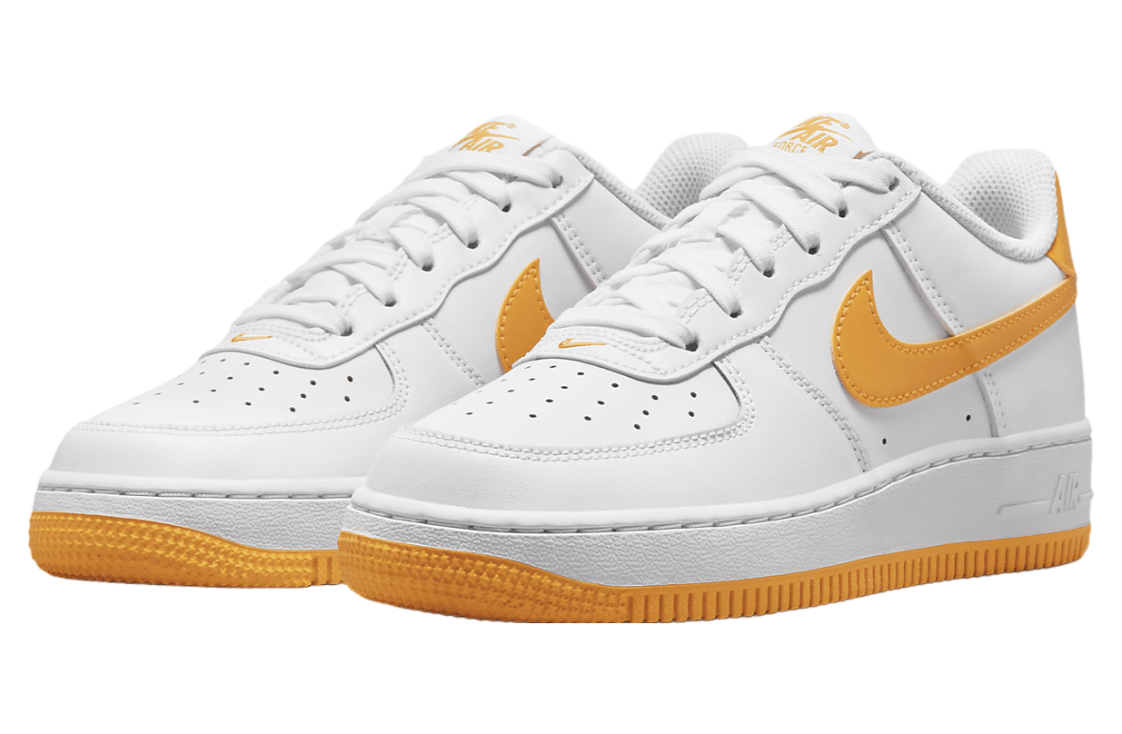 Nike Air Force 1 GS White / University Gold