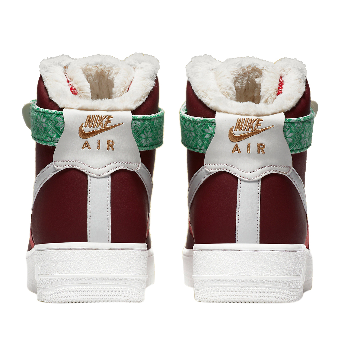 Nike Air Force 1 High Christmas Sweater 2020 DC1620-600
