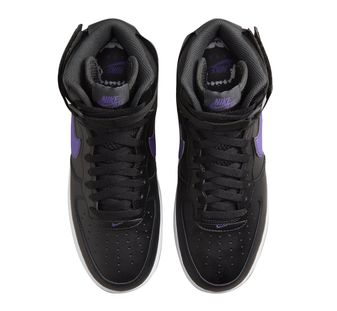 Nike Air Force 1 High Hoops Black Purple DH7453-001