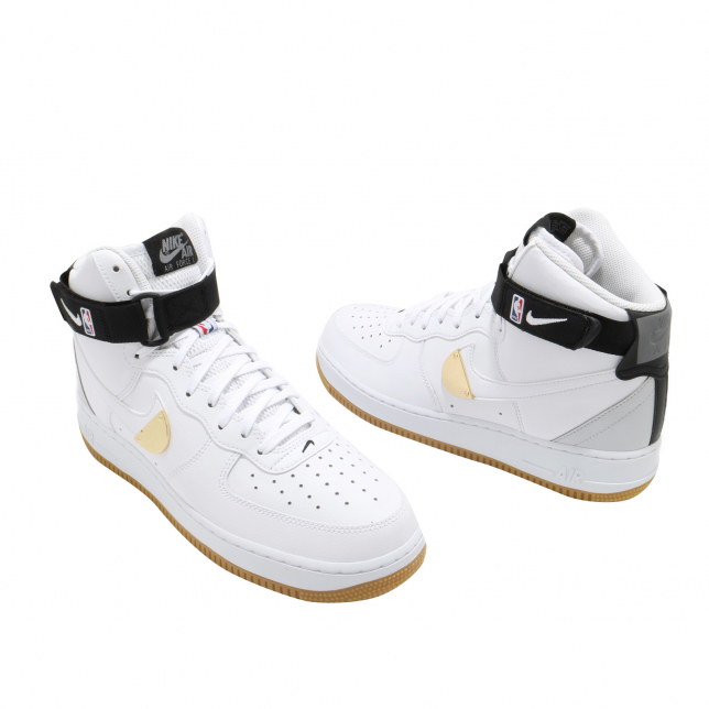 Nike Air Force 1 High NBA White Pure Platinum