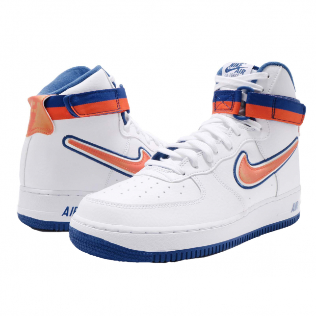 Men's Nike Air Force 1 High '07 LV8 Sport 'Knicks' AV3938-100 Sneakers-  Size 10