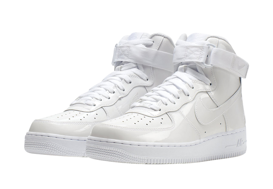 high top air force ones all white