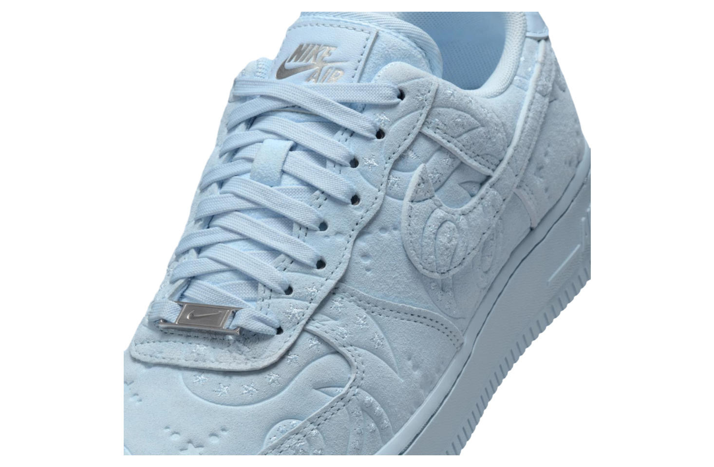 Nike Air Force 1 Hydrogen Blue / Metallic Silver