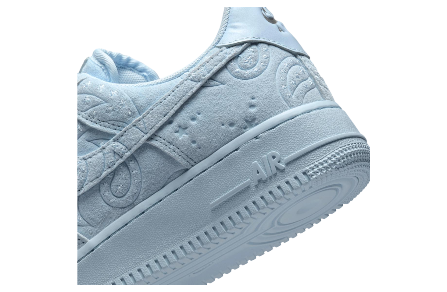 Nike Air Force 1 Hydrogen Blue / Metallic Silver