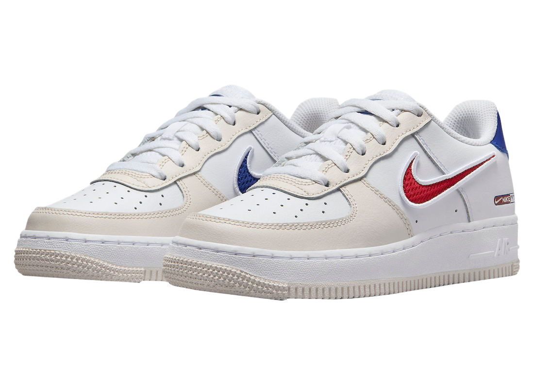 Nike Air Force 1 Low 1972 White / Red - Blue