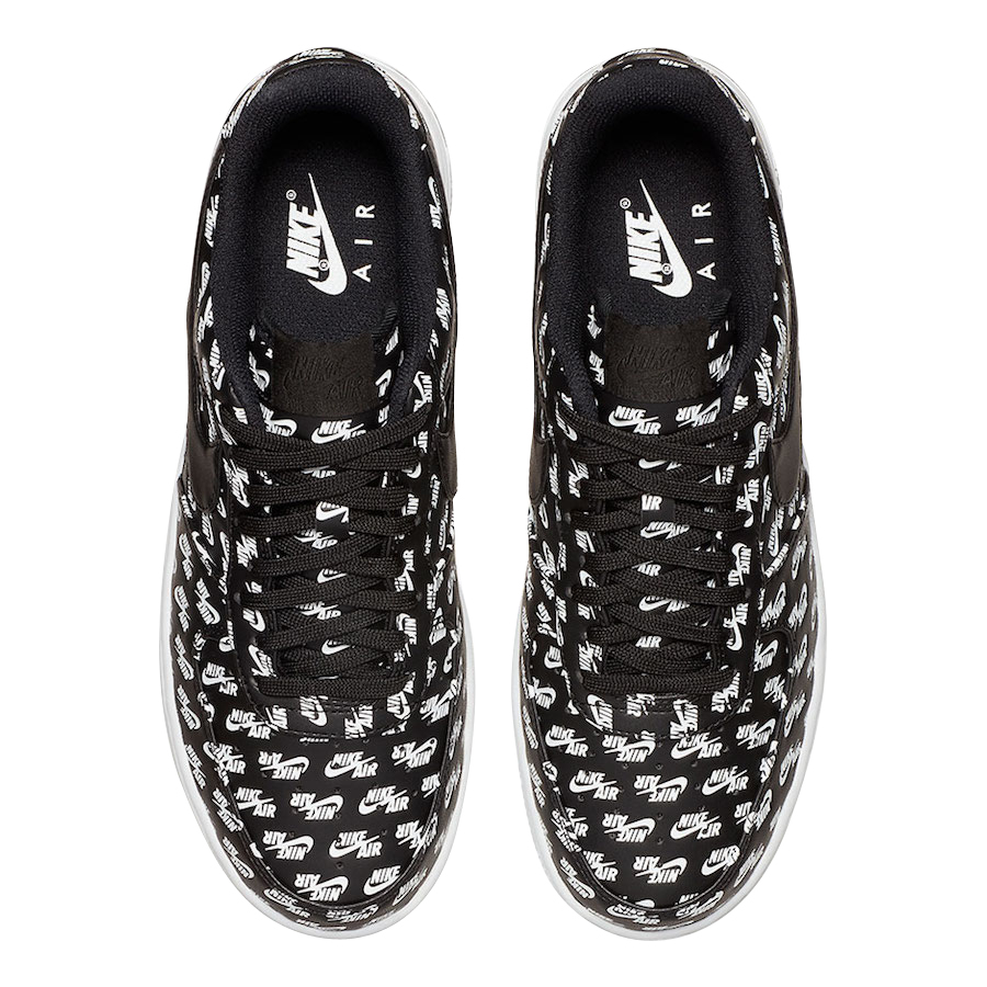 Nike Air Force 1 Low All Over Logo Black