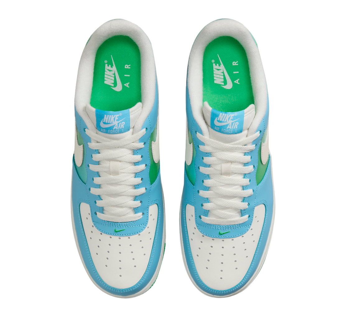 Nike Air Force 1 Low Aquarius Blue Green Shock