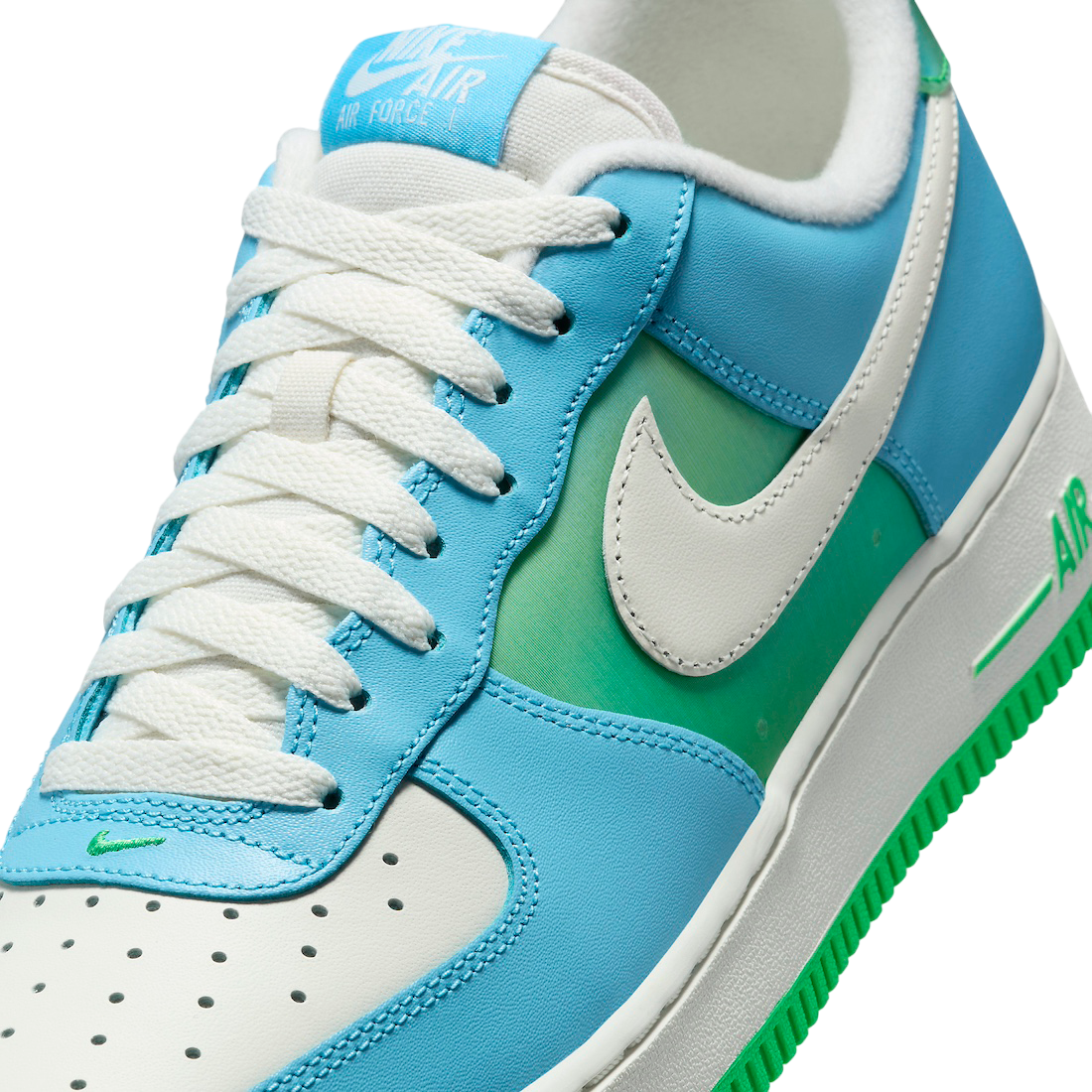 Nike Air Force 1 Low Aquarius Blue Green Shock