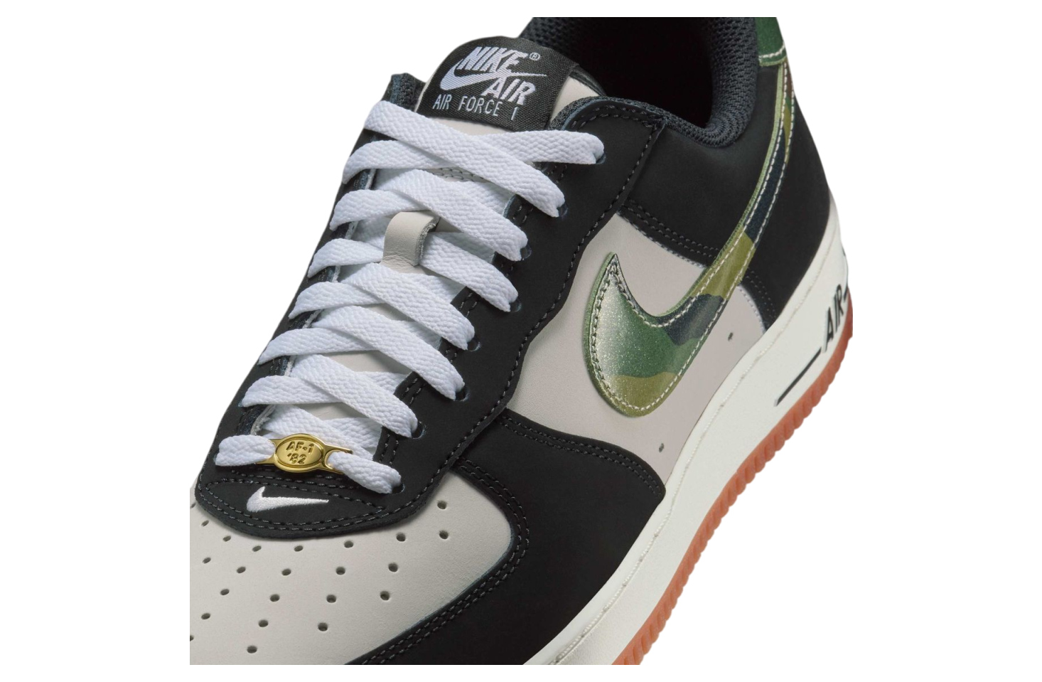 Nike Air Force 1 Low Black Camo Swooshes