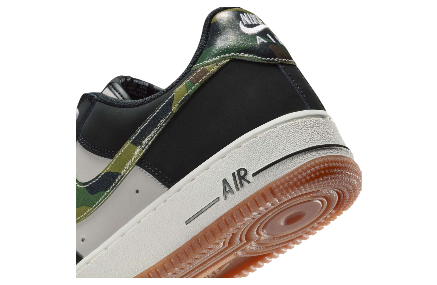 Nike Air Force 1 Low Black Camo Swooshes