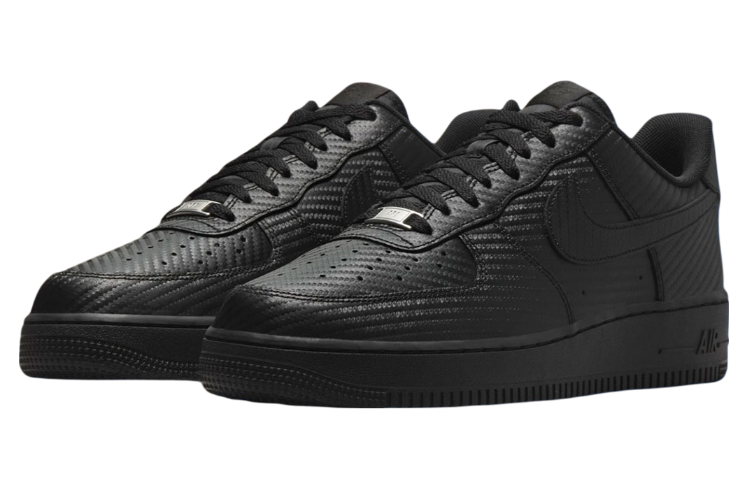 Nike Air Force 1 Low Black Carbon Fiber