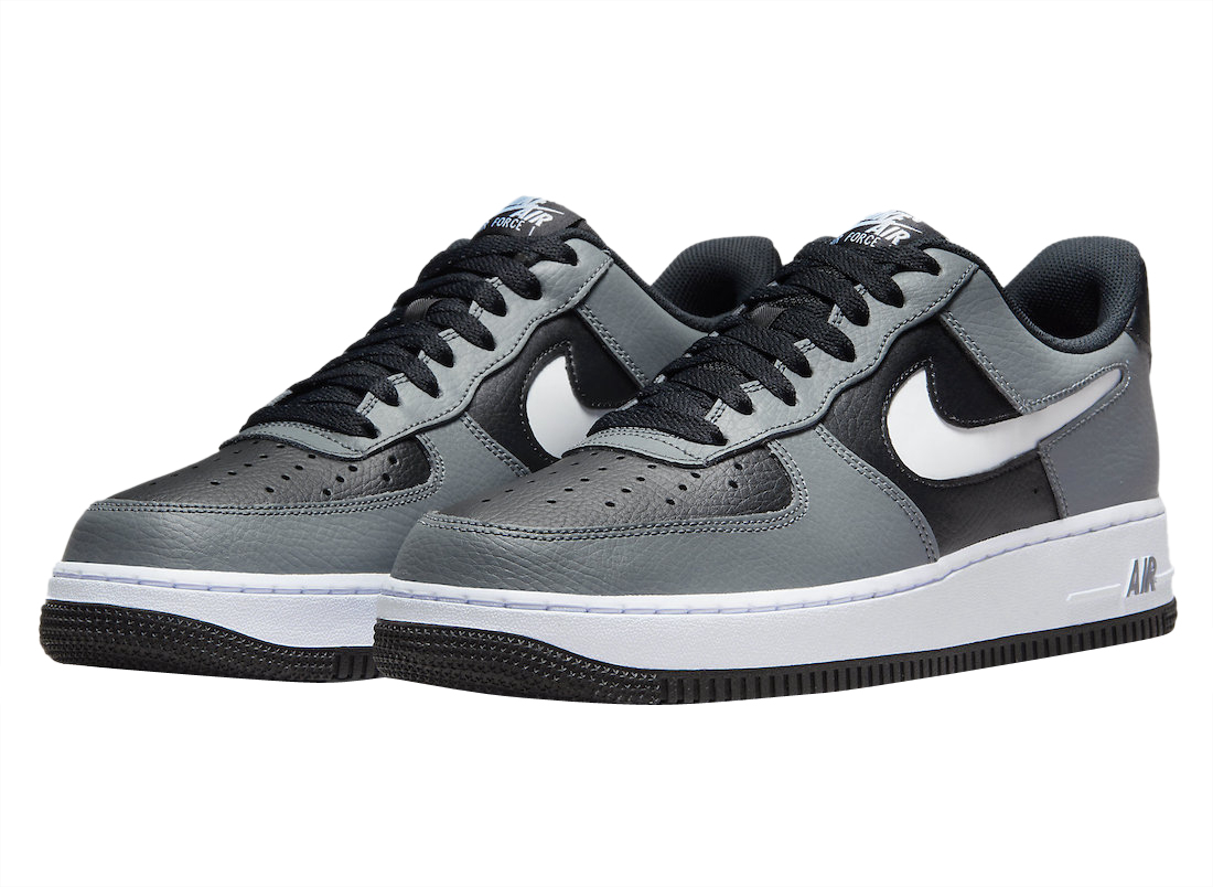 grey and black air force 1