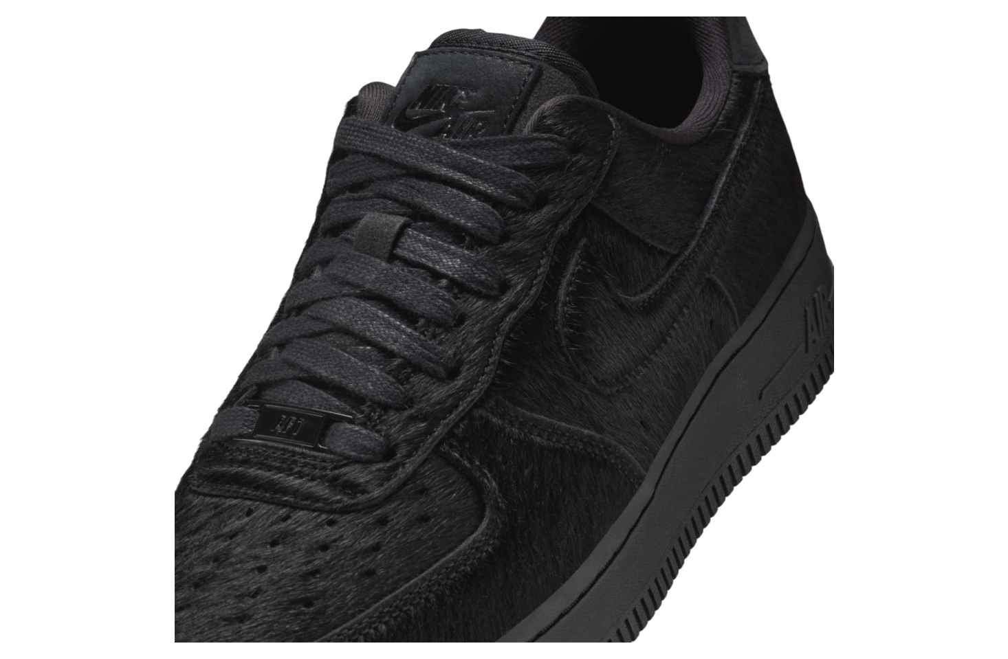 Nike Air Force 1 Low Black Pony Hair