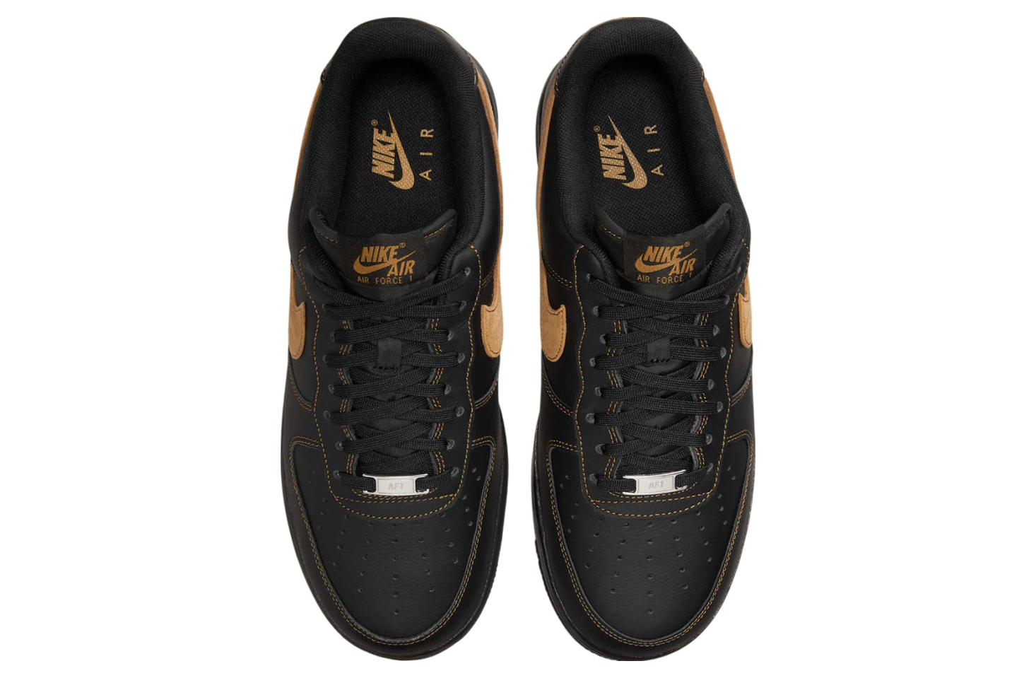 Nike Air Force 1 Low Black / Tan